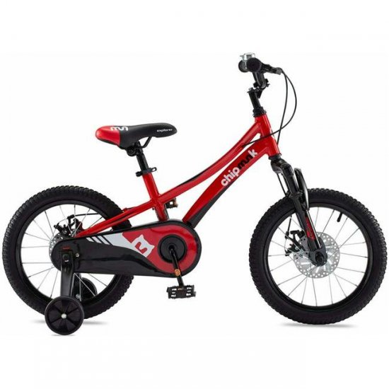 Royalbaby Boys Girls Kids Bike 16inch Explorer Bicycle Front Suspension Aluminum Child\'s Cycle with Disc Brakes Red