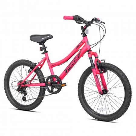 BCA 20" Crossfire 6-Speed Girl's Mountain Bike, Pink/Black