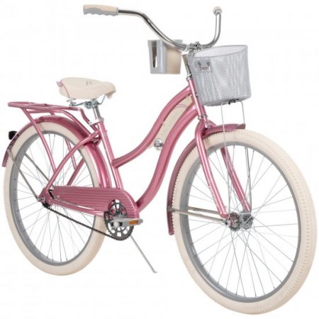 Huffy 26 In. Nel Lusso Women's Beach Cruiser Bike, Pink Taffeta