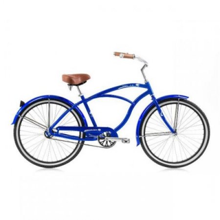 Micargi TAHITI-M-DBL 26 in. Tahiti Mens Beach Cruiser Bicycle, Dark Blue & Black