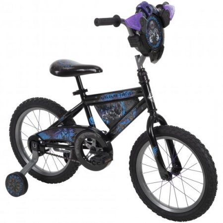 Marvel Black Panther 16" Boys' EZ Build Bike Black by Huffy