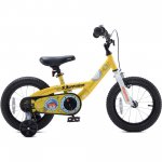 Royalbaby Chipmunk Boys Girls and Kids Submarine Steel 12 In Bike Training Wheels Yellow