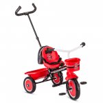 Schwinn Easy-Steer Tricycle with Push/Steer Handle, ages 2 - 4, red & white, toddler bike