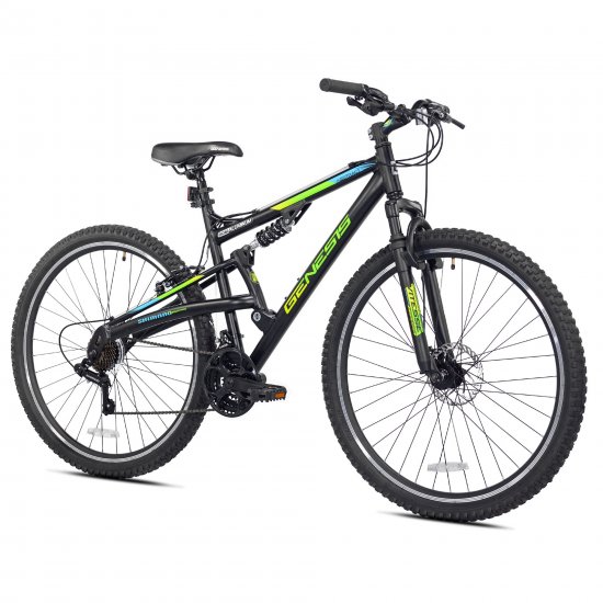 Genesis 29\" Abstract Men\'s Mountain Bike, Black