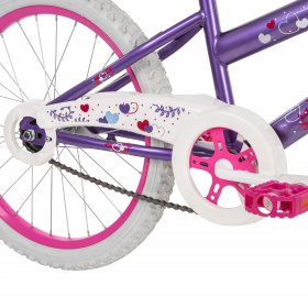 Huffy 20 inch Sea Star Girl's Sidewalk Bicycle, purple and pink