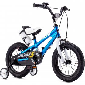 Royalbaby BMX Freestyle 12 inch Kid's Bike Blue with Two Hand Brakes