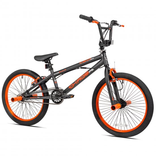 Kent 20\" Chaos Boy\'s Bike, Matte Gray/Orange