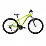Decathlon Rockrider ST100 Mountain Bike, 27.5", 21 Speed, Neon Yellow, Large