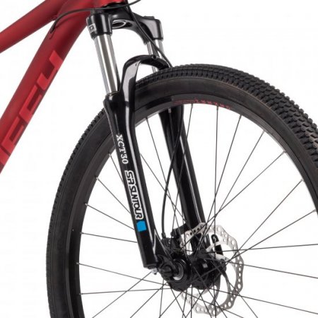 Huffy Dakari 27.5-inch 9-Speed Aluminum Hardtail Mountain Bike for Men, Red