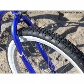 24" Firmstrong Urban Man Single Speed Beach Cruiser Bicycle, Royal Blue