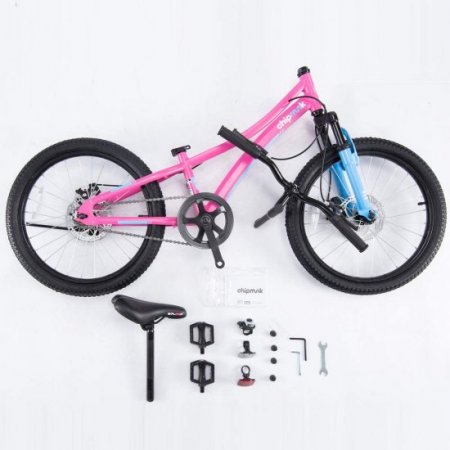 Royalbaby Boys Girls Kids Bike Explorer 20 Inch Bicycle Front Suspension Aluminum Child's Cycle with Disc Brakes Pink