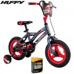 Huffy 22900 Mod X Kids 12-inch Bike, Grey Bundle with 2 YR CPS Enhanced Protection Pack