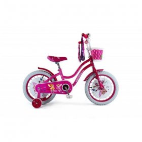 Micargi ELLIE-G-16-Pack-HPK 16 In. Girls Bicycle, Pink & Hot Pink