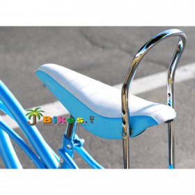 Micargi HERO 20" Beach Cruiser Coaster Brake Single Speed with Banana Seat Stainless Steel Spokes One Piece Crank Alloy Rims 36H Color: Baby Blue