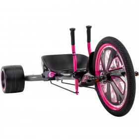 Huffy Green Machine 20-Inch 3-Wheel Tricycle in Hot Pink and Gray