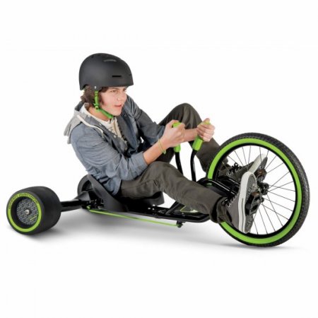 Huffy Green Machine RT 20-Inch 3-Wheel Tricycle in Green and Black