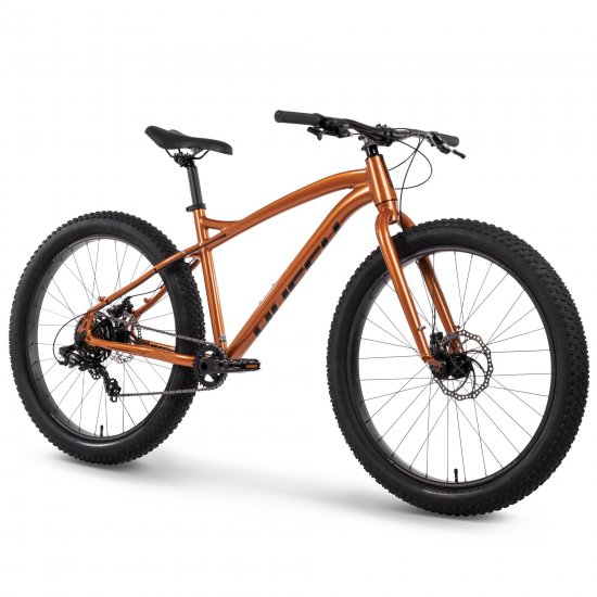 Huffy Crassus 27.5-inch Mid-Fat Tire 7-Speed Mountain Bike for Men, Bronze