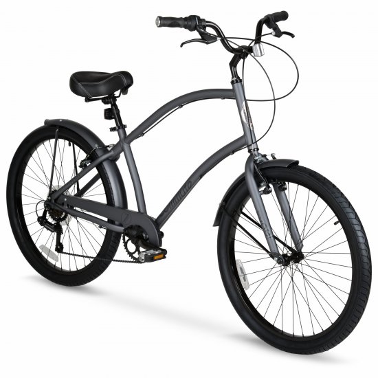 Hyper Bicycle Men\'s 26\" Commuter Bike, Gray